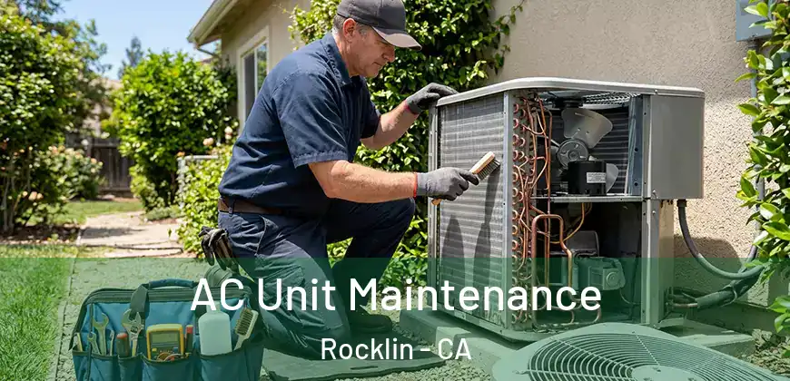  AC Unit Maintenance Rocklin - CA