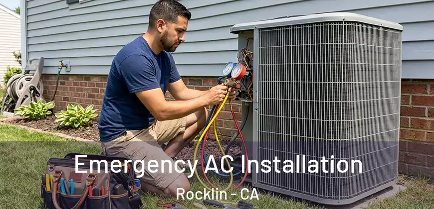 Emergency AC Installation Rocklin - CA