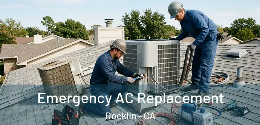  Emergency AC Replacement Rocklin - CA