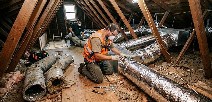 AC Duct Replacement in Rocklin